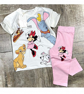 Комплект (футболка, лосини) Minnie Mouse (Минни Маус) TRW4641512154545444