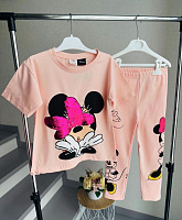 Комплект (футболка, леггінси ) Minnie Mouse (Мінні Маус) TRW2206243 (122/128)