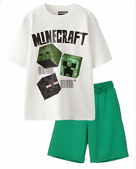 Комплект (футболка, шорти) Minecraft TRW310424
