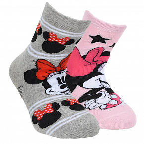 Носки махровые 2 пары Minnie Mouse (Минни Маус) HS06252