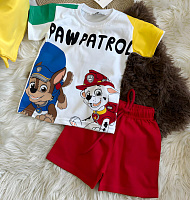 Комплект (футболка, шорти) Paw Patrol (Щенячий Патруль) TRWPA98876536 (122/128)