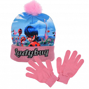 Шапка + перчатки Miraculous Ladybug (Леди Баг и Супер-Кот) HS42851
