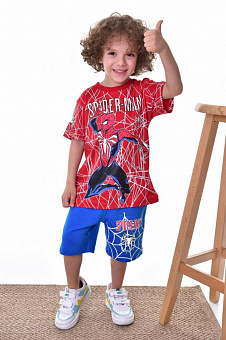 Комплект (футболка, шорти) Spider Man (Людина  Павук) UE98791252