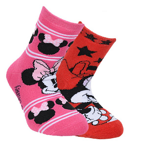 Носки махровые 2 пары Minnie Mouse (Минни Маус) HS06251