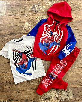 Костюм (футболка, штани, кофта на замку) Spider Man (Людина Павук) TRW2902242